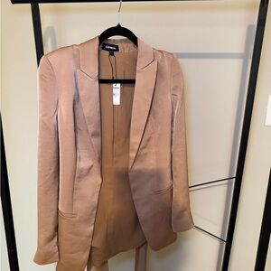 Express Women's Silky Tie Waist Blazer